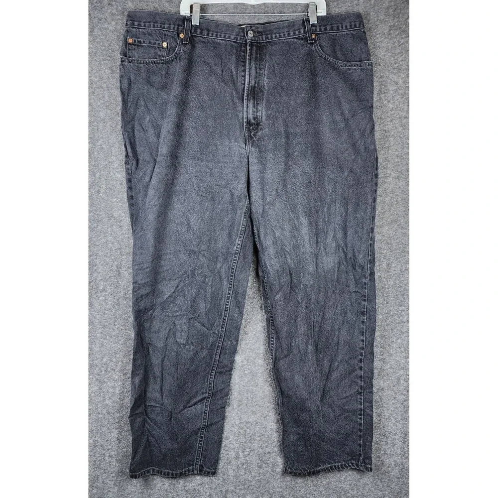 Levis Jeans Mens 46x34 560 Comfort Fit Black Denim Y2K Vintage EUC